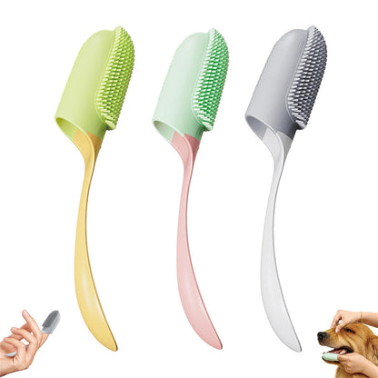 Dog Tooth Cleaning Brush Care Finger Wrap Cat Dog Oral Cleaning Toothbrush Tool Silicone Dog Cat Finger Toothbrush Supplies Pet Products - Pets Crazy Shops