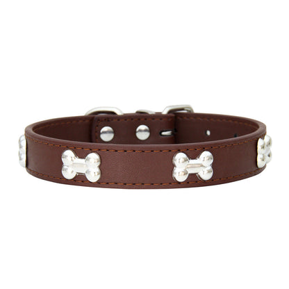 New Product Pet Supplies Collar PU Leather Dog Leash Accessories - Pets Crazy Shops