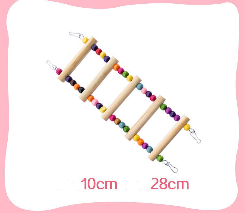 Parrot Bird With Toy Supplies Swing Ring Aerial Ladder Climbing Ladder - Pets Crazy Shops