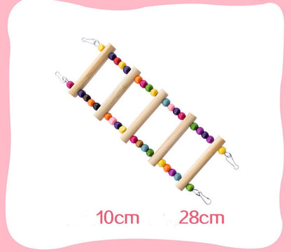 Parrot Bird With Toy Supplies Swing Ring Aerial Ladder Climbing Ladder - Pets Crazy Shops