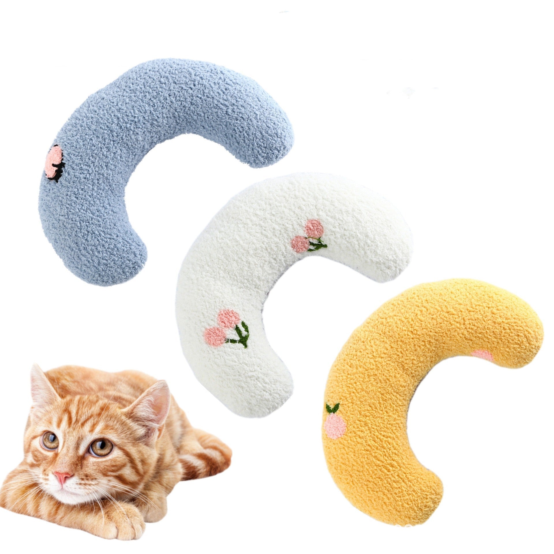 Little Pillow For Cats Fashion Neck Protector Deep Sleep Puppy U-Shaped Pillow Pets Pillow Kitten Headrest Dog Sleeping Pillow Pet Products - Pets Crazy Shops