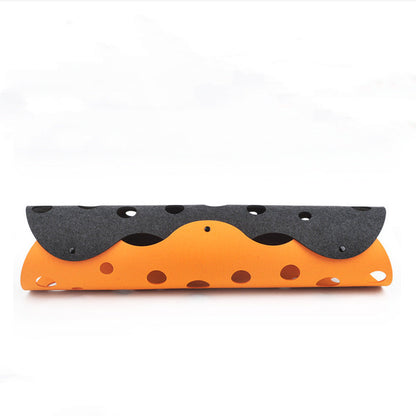 Cat Tunnel Cat Toy Felt Pom Splicing Deformable Kitten Nest Collapsible Tube House Tunnel Interactive Pet Toy Cat Accessories - Pets Crazy Shops
