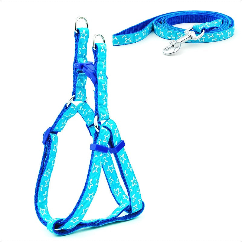 Factory Direct Spot Pet Leashes Polka Dot Pet Chest Straps, Dog Leashes, Small And Medium-Sized Dogs - Pets Crazy Shops