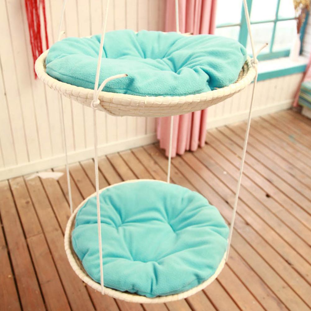 Straw cat hammock cat climbing frame cat nest - Pets Crazy Shops