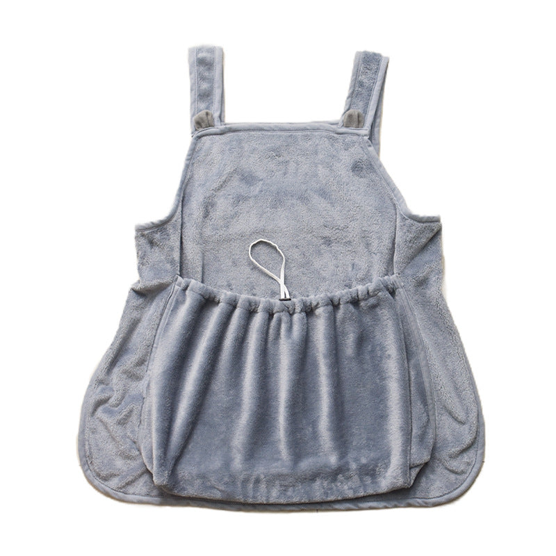 Touch The Cat Clothes Pets Apron Non-stick Anti-grab Soft Plush Camisole Pinafore For Pets - Pets Crazy Shops