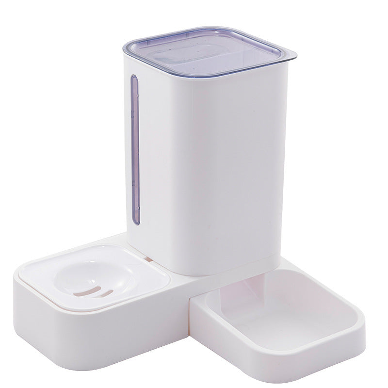 Pet Automatic Water Storage Double Plastic Pet Bowl - Pets Crazy Shops