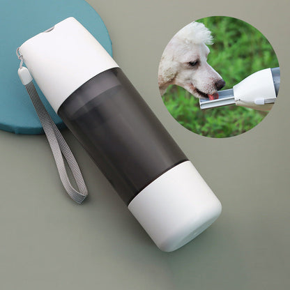 Portable Dog Water Bottle 350ml Water Food Container For Dog Pets Feeder Bowl Outdoor Travel Drinking Bowls Water Dispenser - Pets Crazy Shops
