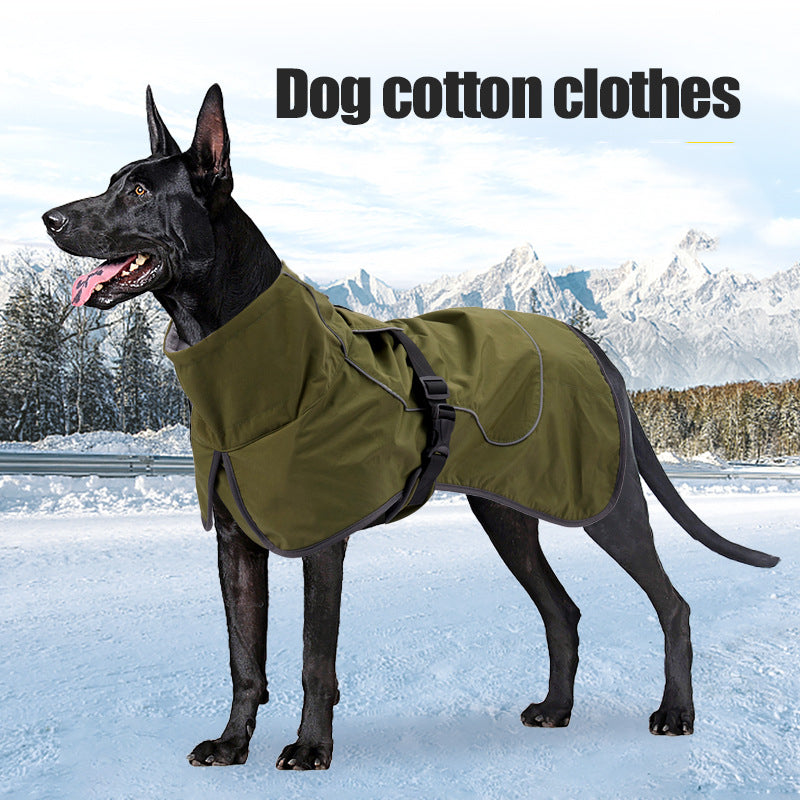 Medium And Large Dogs Handsome Winter Warm Clothing Snowproof Pet Supplies - Pets Crazy Shops