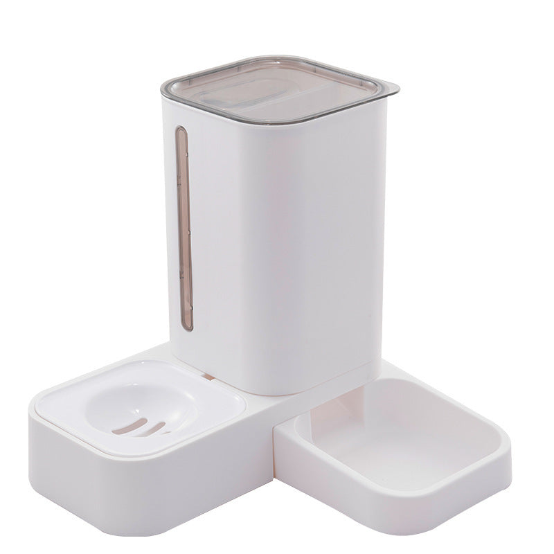 Pet Automatic Water Storage Double Plastic Pet Bowl - Pets Crazy Shops