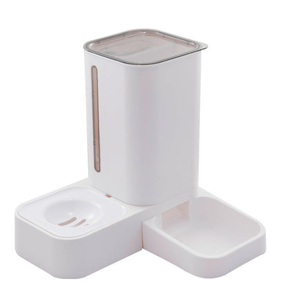 Pet Automatic Water Storage Double Plastic Pet Bowl - Pets Crazy Shops