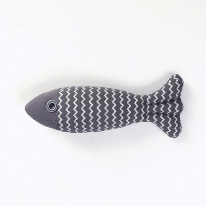 Cat Toy Funny Cat Linen Fish Pillow Self-hey Cat - Pets Crazy Shops