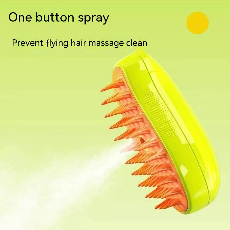 3 In 1 Cat Steam Brush Steamy Dog Brush Electric Spray Cat Hair Brushes For Massage Pet Grooming Comb Hair Removal Combs - Pets Crazy Shops