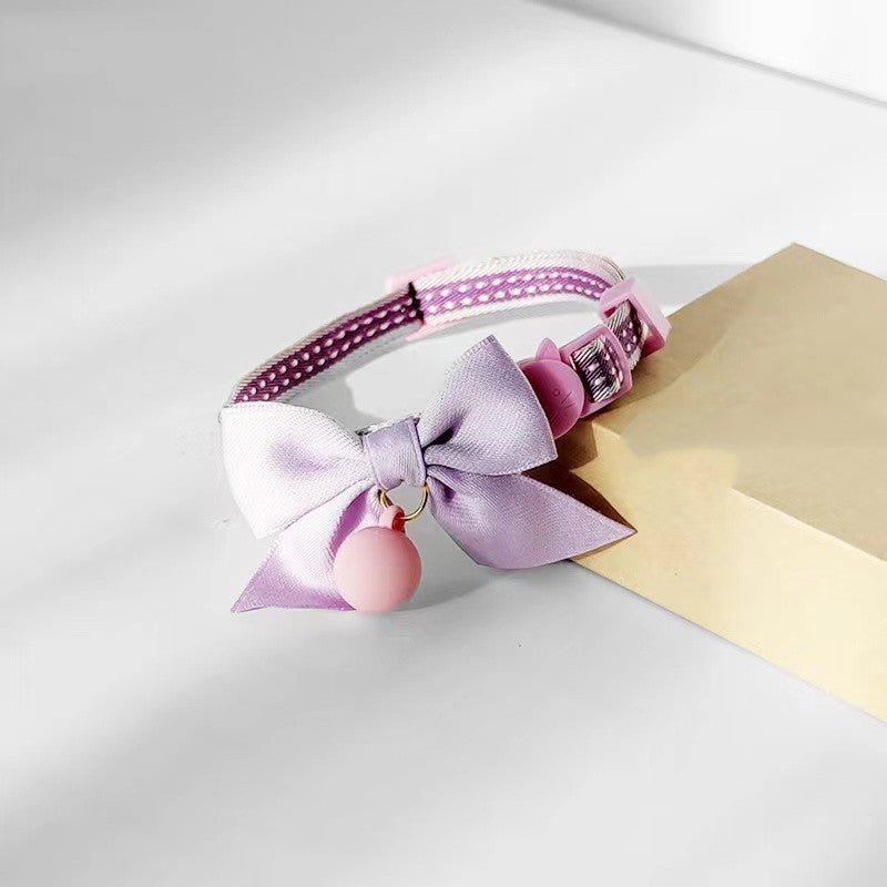 Cute Cat Bow Tie Pet Accessories Bell - Pets Crazy Shops