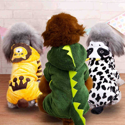 Autumn And Winter Transformed Into Dog Pet Costumes - Pets Crazy Shops