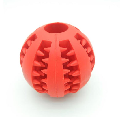 Pet Slow Feeder Dog Toy Cute Funny Rubber Dog Ball Toy - Pets Crazy Shops