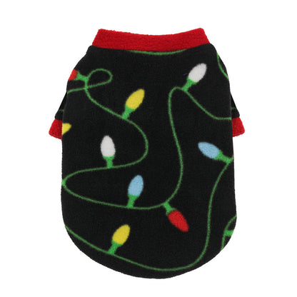 Christmas Dog Clothes Warm Fleece - Pets Crazy Shops