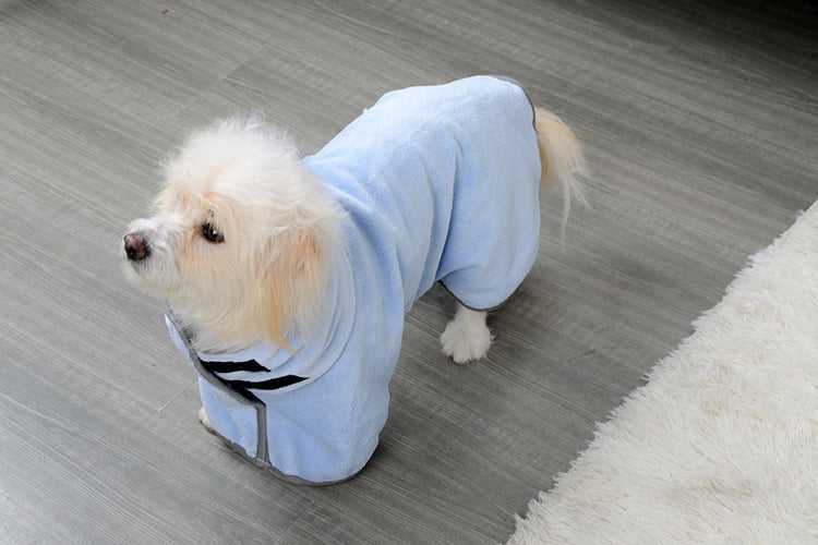 Quick-drying Pet Absorbent Towel Dog Bathrobe Pet Dog Bath Towel For Dogs Cats Microfiber Absorbent Pet Drying Towel Pet Supplies Pet Products - Pets Crazy Shops
