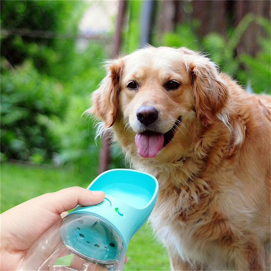 Portable Pet Water Bottle | One-Touch Dispenser | 9 Colours