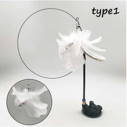 Detachable Wire Rod Sucker Cat Stick - Pets Crazy Shops