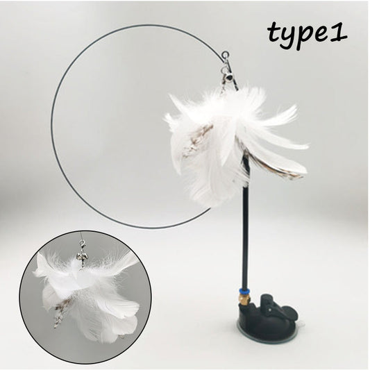 Detachable Wire Rod Sucker Cat Stick - Pets Crazy Shops
