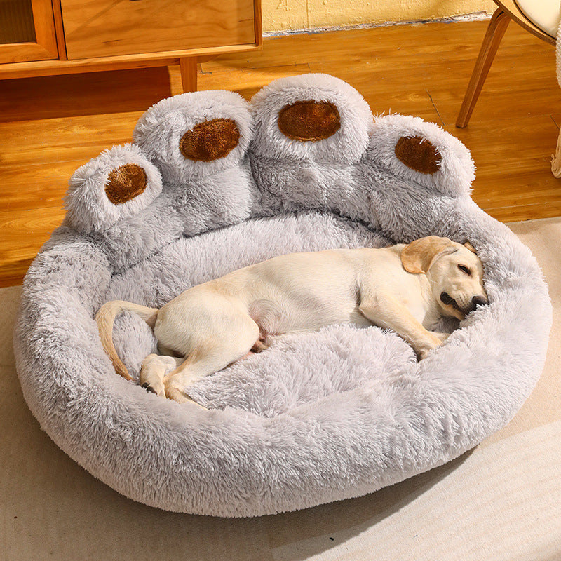 Kennel Warm Medium Large Dog Corgi Golden Retriever Bed Fleece-lined Sofa Mattress - Pets Crazy Shops