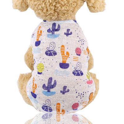 Small Dog Clothing Pet Summer Thin Small Dog Clothing - Pets Crazy Shops