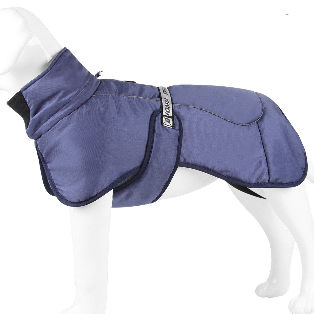 New Dog Clothes Cloak Style Thickened And Warm Pet Keeping Warming Clothes With Reflective Warmth Pet Supplies - Pets Crazy Shops