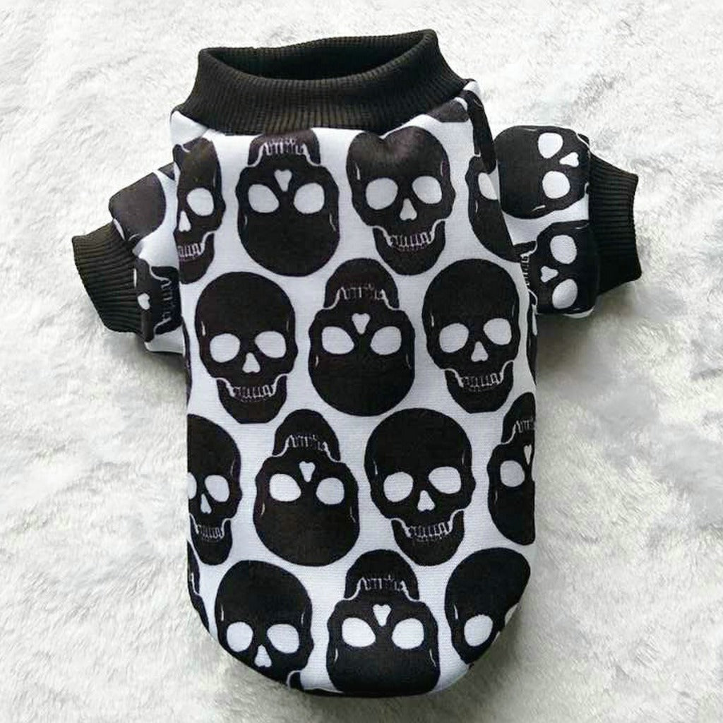 Pet Clothes Skull Halloween Supplies - Pets Crazy Shops