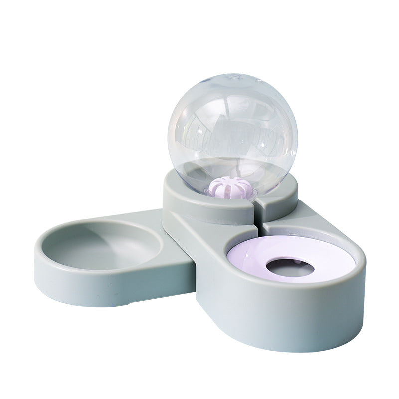 Automatic Cat Dog Water Dispenser with Bowl Nonelectric - Pets Crazy Shops