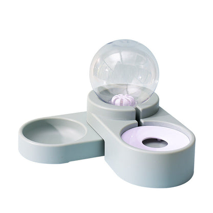 Automatic Cat Dog Water Dispenser with Bowl Nonelectric - Pets Crazy Shops