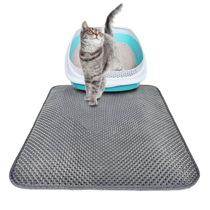 Double Layer Litter Cat Bed Pads Pet Cat Litter Mat Trapping Pets Litter Box Mat Pet Product Bed For Cats House Clean Mat - Pets Crazy Shops