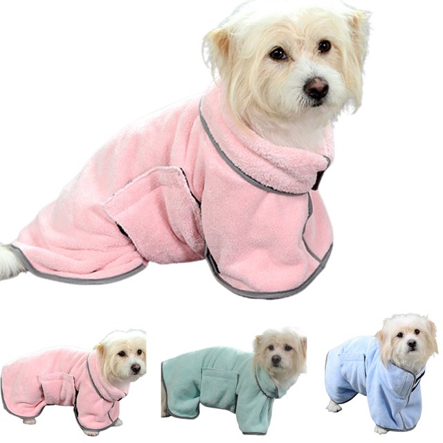 Quick-drying Pet Absorbent Towel Dog Bathrobe Pet Dog Bath Towel For Dogs Cats Microfiber Absorbent Pet Drying Towel Pet Supplies Pet Products - Pets Crazy Shops