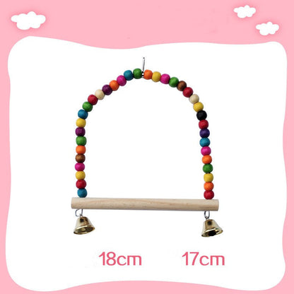 Parrot Bird With Toy Supplies Swing Ring Aerial Ladder Climbing Ladder - Pets Crazy Shops