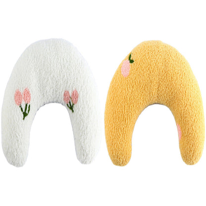Little Pillow For Cats Fashion Neck Protector Deep Sleep Puppy U-Shaped Pillow Pets Pillow Kitten Headrest Dog Sleeping Pillow Pet Products - Pets Crazy Shops