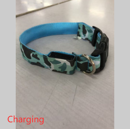 Camouflage pet supplies luminous dog collar - Pets Crazy Shops