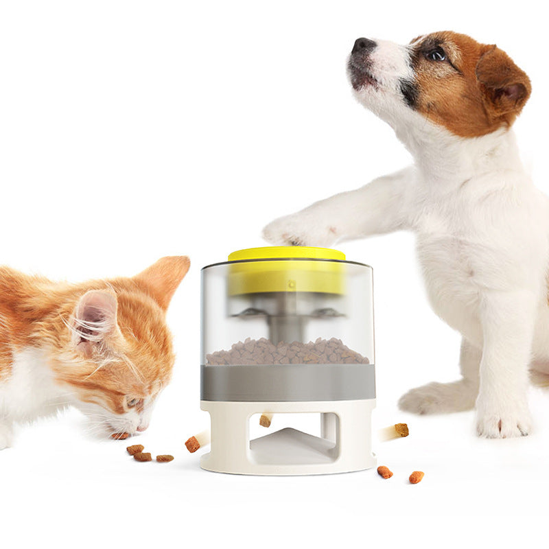 Dog Food Feeder Pet Accessories Cat Feeder Catapult Educational Dog Toys Pet Supplies Food Dispenser Just One Snap Comes Food - Pets Crazy Shops