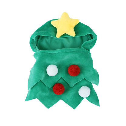 Cute Dog Cat Costume Christmas Cloak Halloween Disguise Cat - Pets Crazy Shops