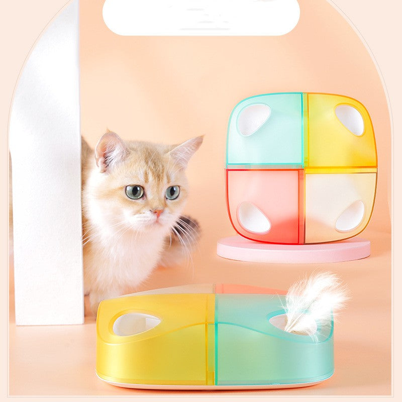 Automatic Teasing Cat Feather Electric Rechargeable Pets Toy Pet Products - Pets Crazy Shops