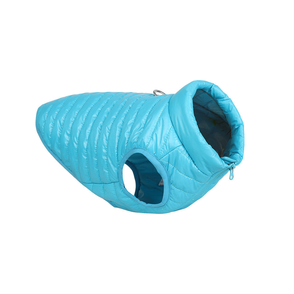 New Pet Dog Clothing Autumn And Winter Full Nylon Zipper Puppy Jacket Dog Clothing - Pets Crazy Shops