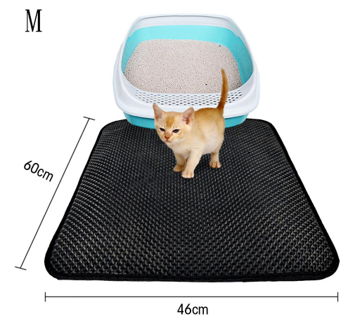 Double Layer Litter Cat Bed Pads Pet Cat Litter Mat Trapping Pets Litter Box Mat Pet Product Bed For Cats House Clean Mat - Pets Crazy Shops