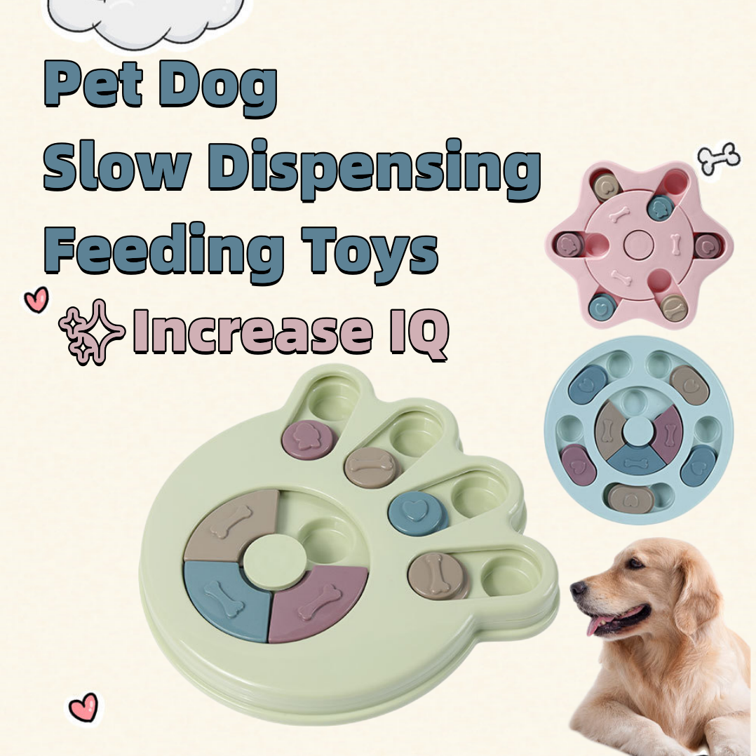 Dog Puzzle Toys Increase IQ Interactive Slow Dispensing Feeding Dog Training Games Feeder For Small Medium Dog Pet Training Toy - Pets Crazy Shops