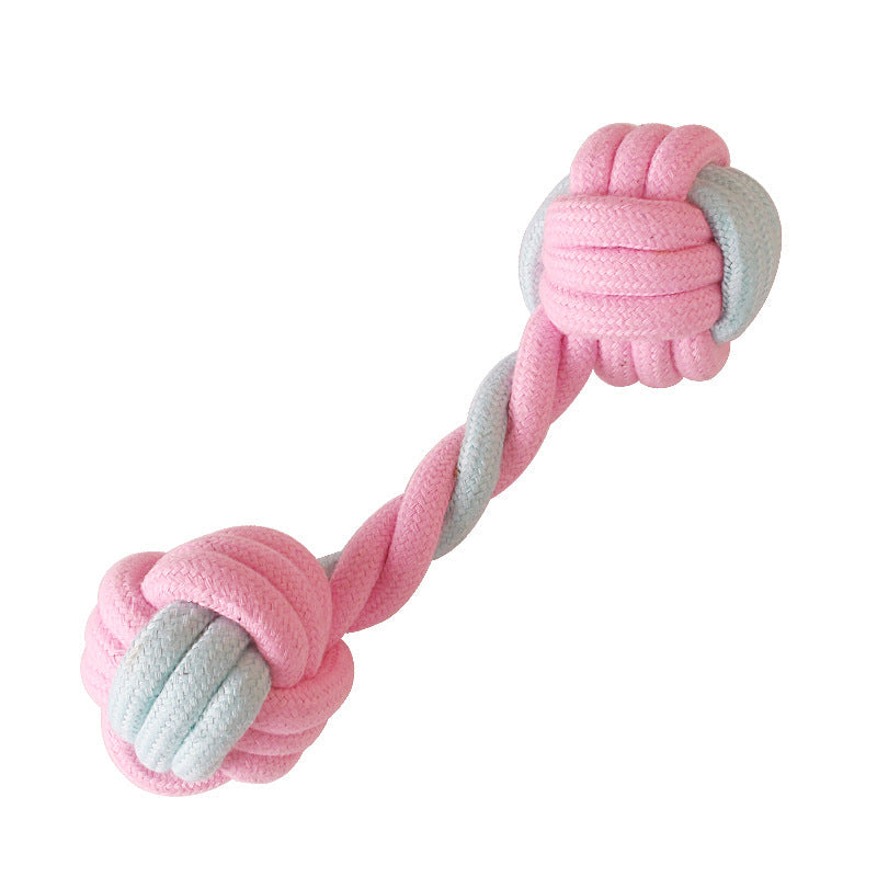 Cotton Rope Dog Chew Toy Pet Small Dog Toy Teeth Clean - Pets Crazy Shops