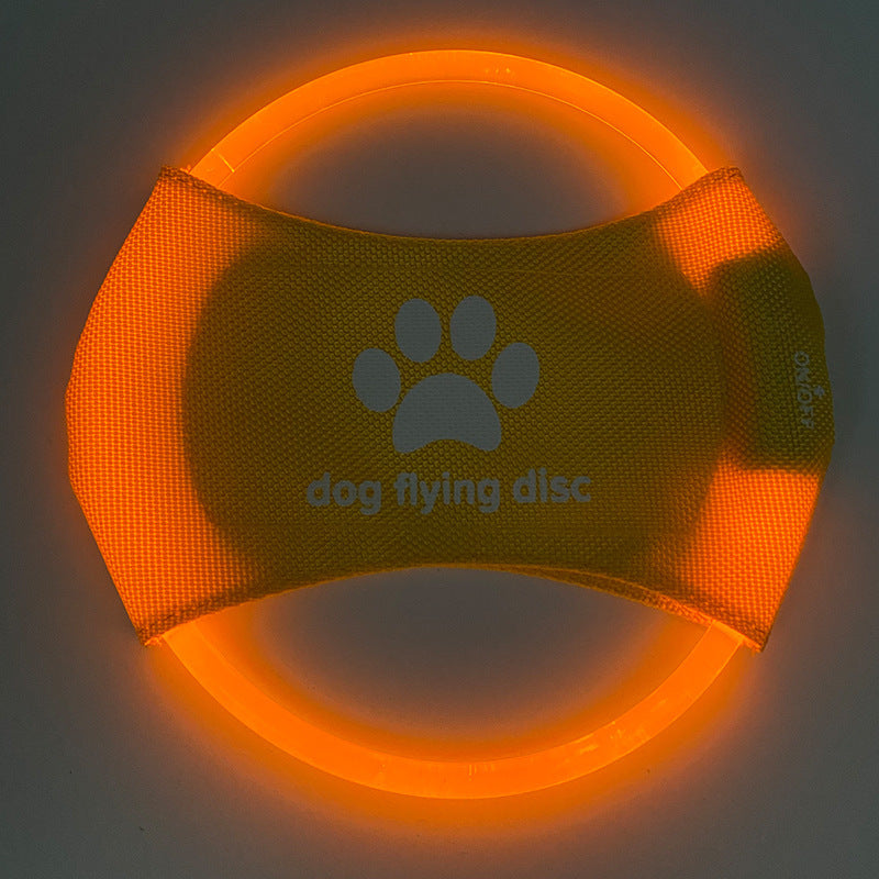Dog Flying Discs Light Glowing LED LuminousTrainning Interactive Toys Game Flying Discs Dog Toy Pet Dog Accessories Pet Products - Pets Crazy Shops