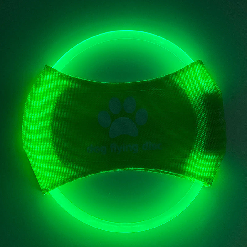 Dog Flying Discs Light Glowing LED LuminousTrainning Interactive Toys Game Flying Discs Dog Toy Pet Dog Accessories Pet Products - Pets Crazy Shops