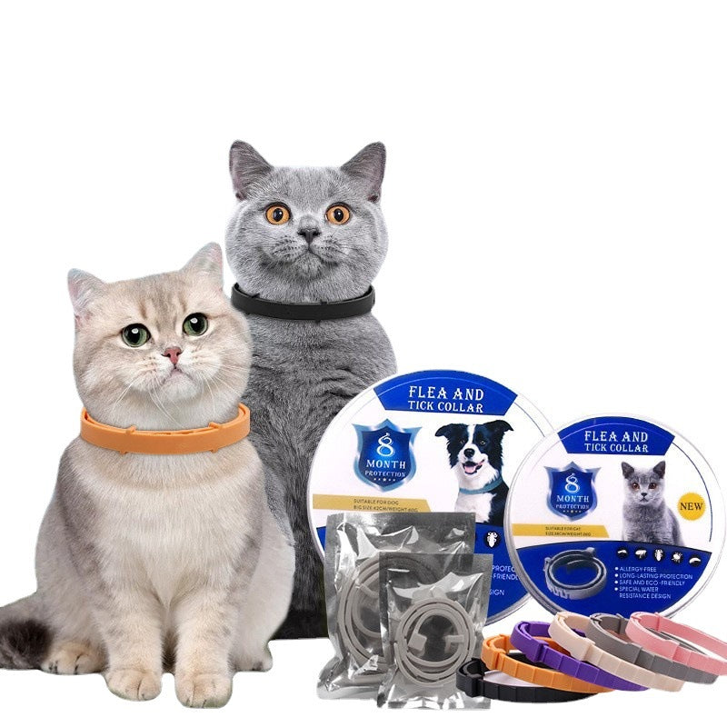 Anti-lice Flea Tick Pet Supplies Deworming Collar - Pets Crazy Shops