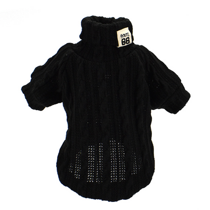 Pet Turtleneck Knitted Sweater Winter Dog Cat Keep Warm - Pets Crazy Shops