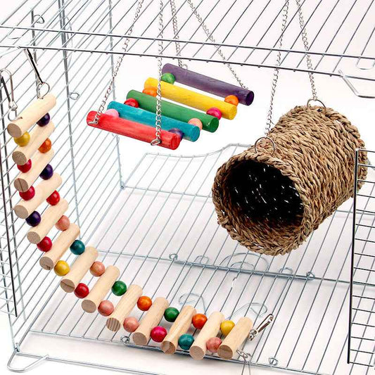 Rat parrot toy swing climbing ladder  -  - Pets Crazy Shops -