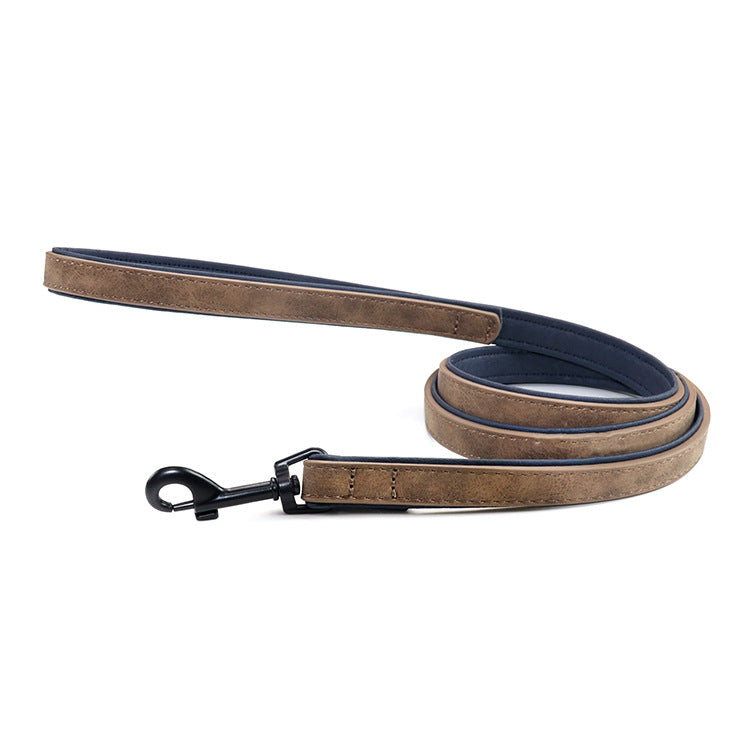 Pet Dog Leash Pull-resistant Leather Products - Pets Crazy Shops