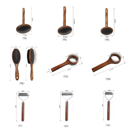 Pet Comb Solid Wood Antique Hair Removing Products - Pets Crazy Shops