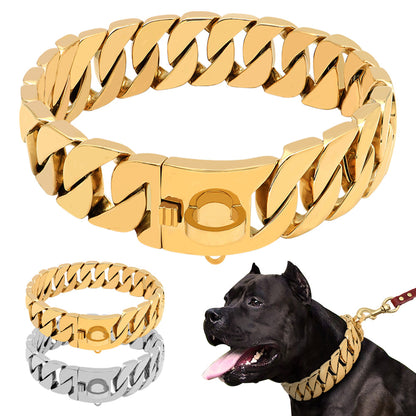 Stainless steel dog chain - Pets Crazy Shops